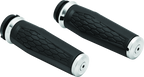 Kuryakyn Hex Grips Thottle-By-Wire Chrome