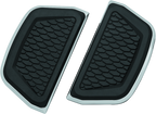 Kuryakyn Hex Passenger Board Inserts Chrome