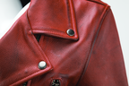 Kuryakyn Leather By River Road Arabian Spice Leather Jacket Red Womens - Small