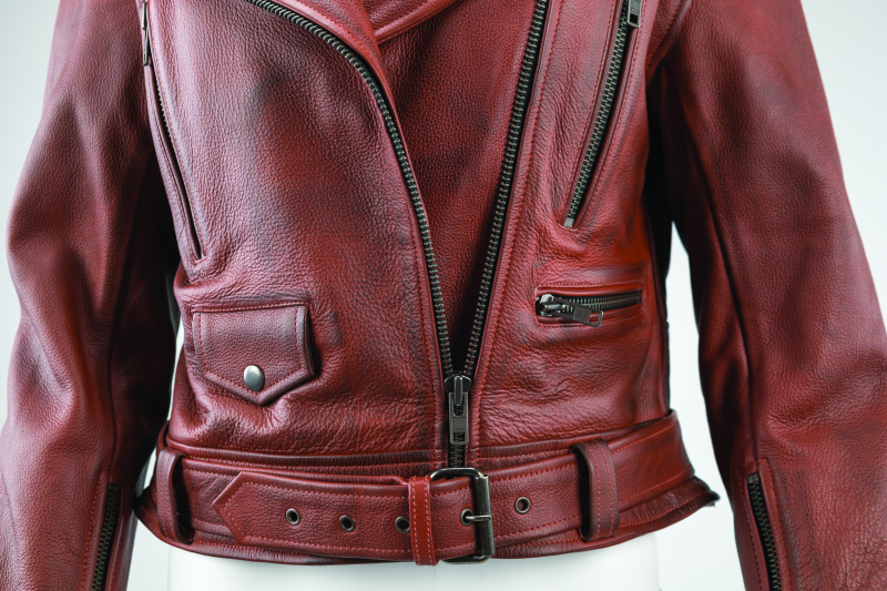 Kuryakyn Leather By River Road Arabian Spice Leather Jacket Red Womens - Small