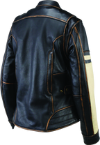Kuryakyn Leather By River Road Dame Vintage Leather Jacket Black Womens - Small