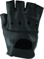 Kuryakyn Leather By River Road Diamond Shorty Gloves Black Womens - Small