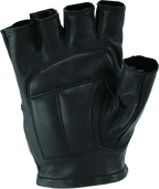 Kuryakyn Leather By River Road Diamond Shorty Gloves Black Womens - Small