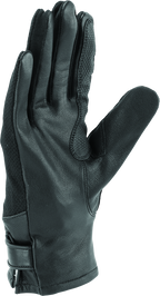 Kuryakyn Leather By River Road Pecos Leather Mesh Gloves Black Womens - Small