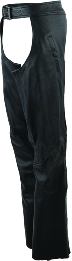 Kuryakyn Leather By River Road Plains Leather Chaps Black Womens - Small