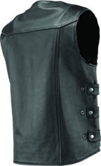 Kuryakyn Leather By River Road Plains Leather Vest Black - Small