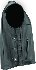 Kuryakyn Leather By River Road Plains Leather Vest Black - Small