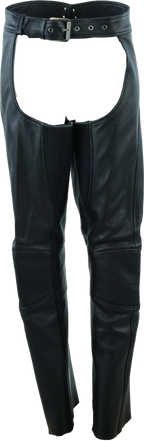 Kuryakyn Leather By River Road Sierra Leather Chaps Black Womens - Small