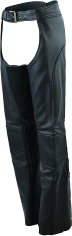 Kuryakyn Leather By River Road Sierra Leather Chaps Black Womens - Small