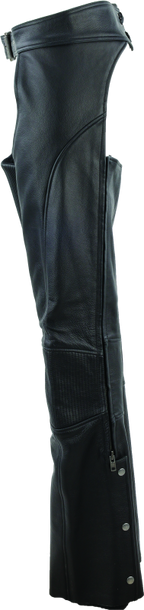 Kuryakyn Leather By River Road Sierra Leather Chaps Black Womens - Small