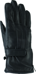 Kuryakyn Leather By River Road Taos Cold Weather Gloves Black Womens - Small