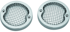 Kuryakyn Mesh Turn Signal Bezels 3-1/4in Chrome