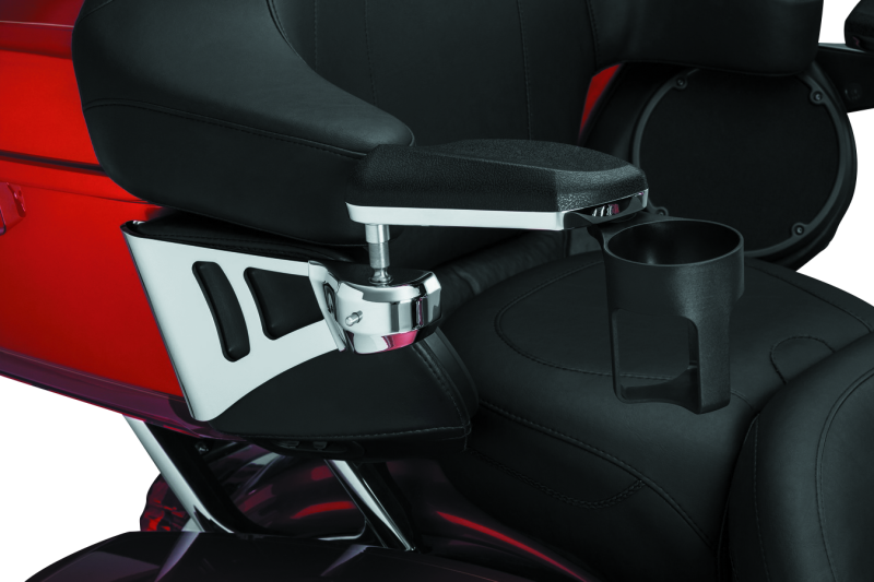 Kuryakyn Passenger Armrests 14-Up Touring and Tri Glide Chrome
