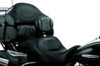 Kuryakyn Plug-In Driver Backrest 97-Up Touring Chrome