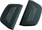Kuryakyn Premium Passenger Board Inserts 86-Up Touring Models Black