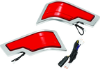 Kuryakyn Tracer Tour Pak Rear Lights Chrome Red Lens