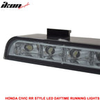 Fits 06-11 Civic Mugen RR Front Bumper & Daytime Running Fog Lamp