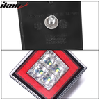 Universa Square Red LED Rear Tail Third 3RD Brake Lights