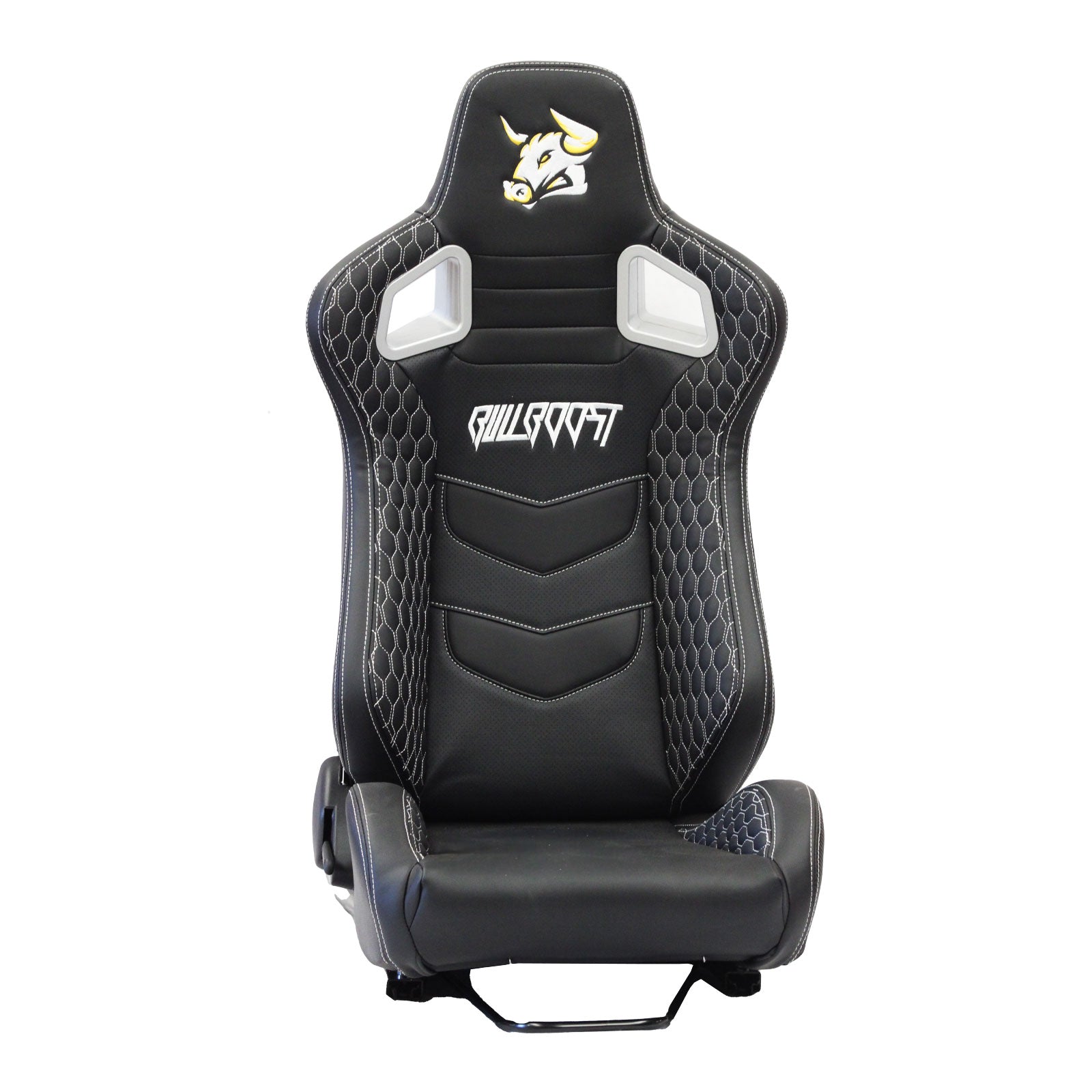 PAIR Leather Reclinable Racing Bucket Seat | 1,000 ENTRIES - Bull Boost Performance