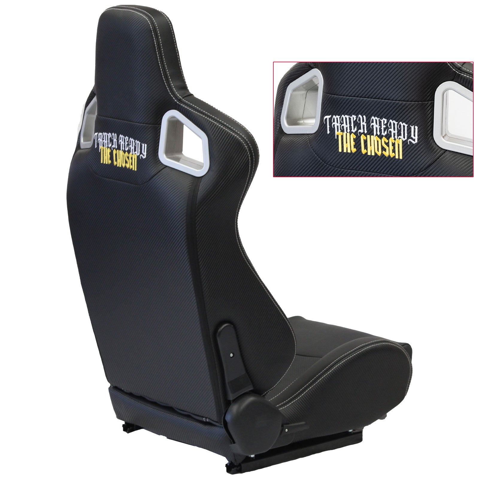 PAIR Leather Reclinable Racing Bucket Seat | 1,000 ENTRIES - Bull Boost Performance