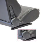 PAIR Leather Reclinable Racing Bucket Seat | 1,000 ENTRIES - Bull Boost Performance