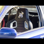 The Chosen Leather Reclinable Bull Boost Racing Bucket Seat with Slider Rails - Bull Boost Performance