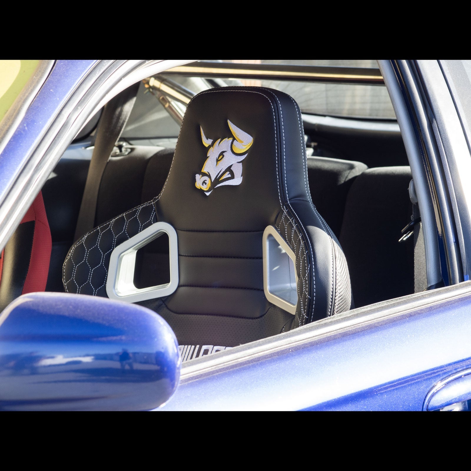 PAIR Leather Reclinable Racing Bucket Seat | 1,000 ENTRIES - Bull Boost Performance