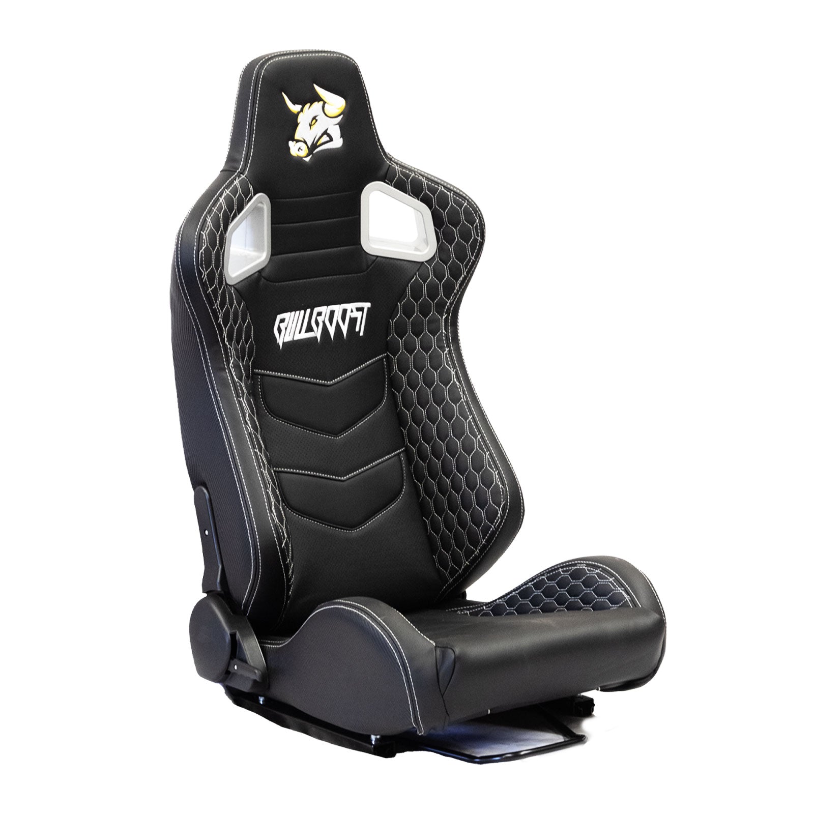Bull Boost Adjustable Racing Lowered Ultra Max Bucket Seat w/ Seat Rails - Bull Boost Performance