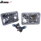 1980-1986 Cadillac Fleetwood 4X6 H4 Clear Sealed Beam Headlights