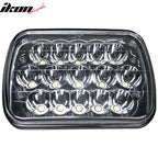 7in x 6in Full LED Sealed Beam Square Projector Headlight Clear Lens
