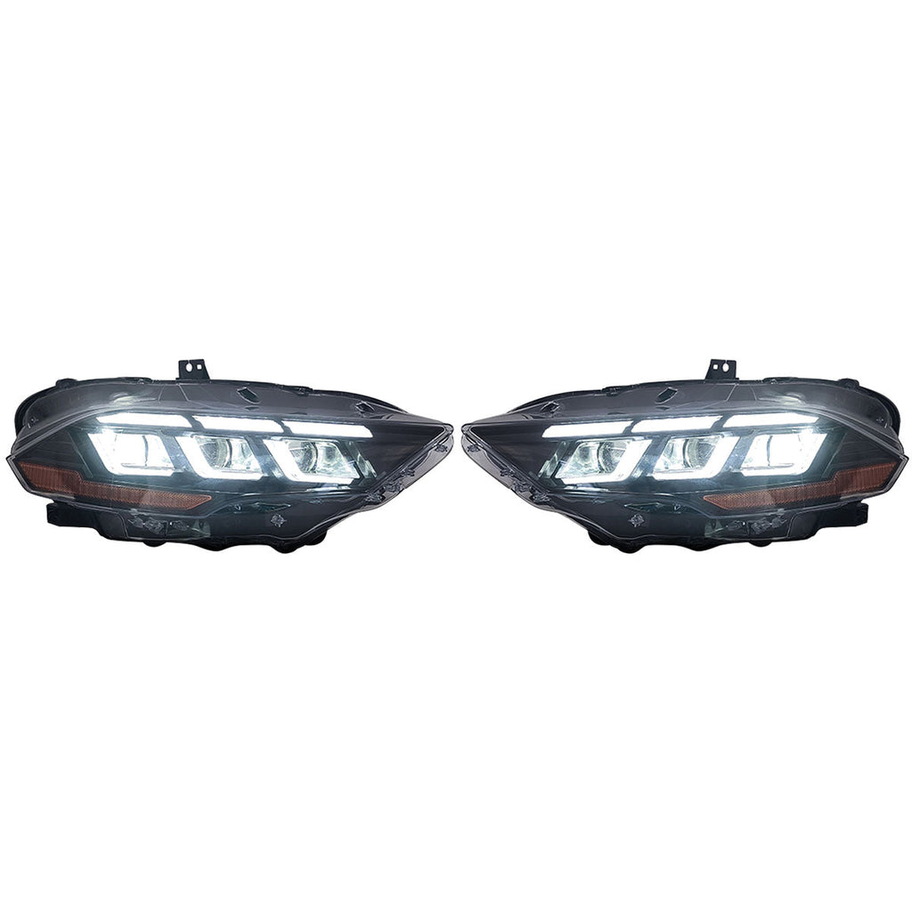 2018-2023 Ford Mustang EcoBoost GT V6 2024 Style Switchback Headlights