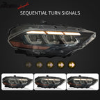 2018-2023 Ford Mustang EcoBoost GT V6 2024 Style Switchback Headlights