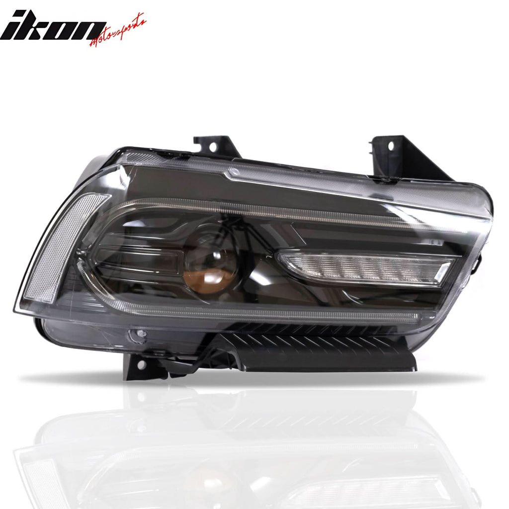 2011-2014 Dodge Charger DRL LED Headlights Lamps with 8 Colors