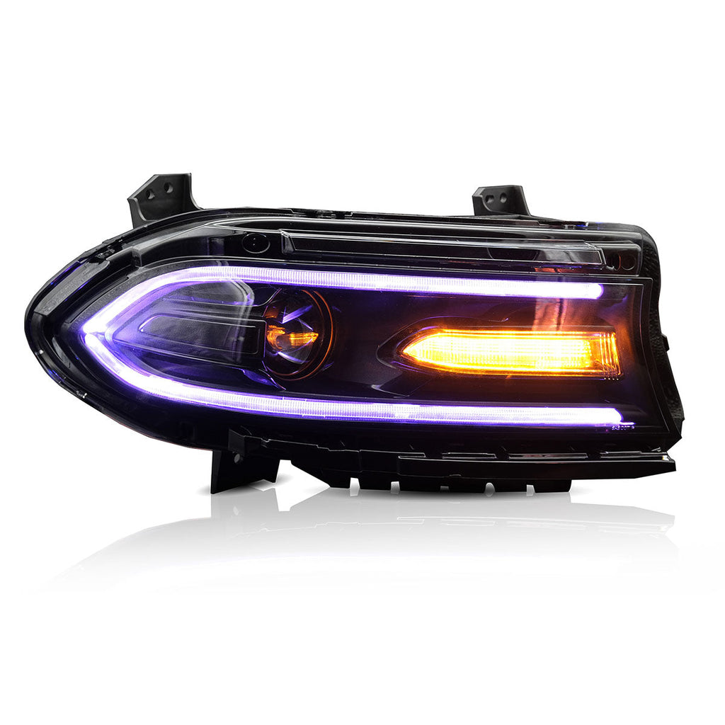 2015-2023 Dodge Charger DRL LED Headlights Left Right Side w/ 7 Colors