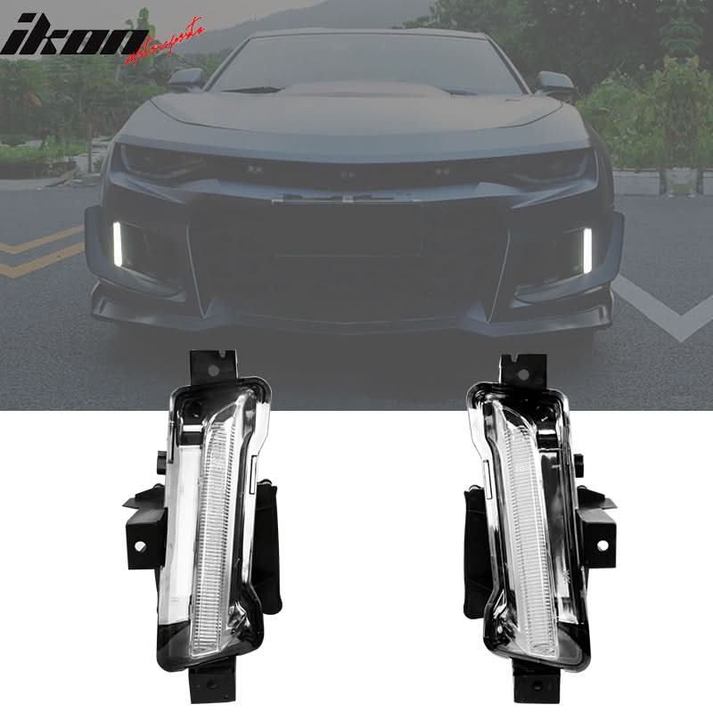 2014-2015 Chevy Camaro 5TH to 6TH Gen 16+ ZL1 Bumper LED DRL Headlamps