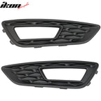 Fits 15-17 Focus Pair Front Fog Light Lamps Bezels - Sport SE Version