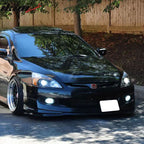 2003-2005 Honda Accord 2Door JDM Clear Lens Fog Lights w/ Switch