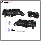 Fits 16-17 Honda Accord Full LED Bumper Fog Lights w/ Switch & Wiring
