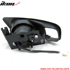 1999-2000 Honda Civic EK JDM Driving Fog Lights w/Switch Yellow Lens