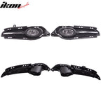 Fits 16-18 Honda HRV Front Fog Light Lamp + Switch Wiring Kit Clear