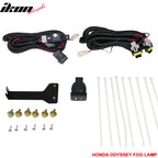 2005-2007 Honda Odyssey 2PCS Fog Lamp Fog Lights Wiring Kit Bulb ABS