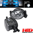 Winjet Fits 07-09 Benz W211 OE Fog Lights Clear+6000K Xenon HID