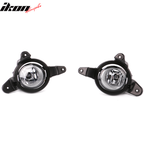 2017-2019 Toyota C-HR Black Housing Clear Lens Fog Lights Kit ABS