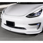 2017-2023 Tesla Model 3 Carbon Fiber Print IKON Style Fog Light Trims