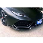 R Style Carbon Fiber Front Lip for Lamborghini Huracan LP580 LP600 LP610 - Bull Boost Performance