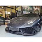 R Style Carbon Fiber Front Lip for Lamborghini Huracan LP580 LP600 LP610 - Bull Boost Performance