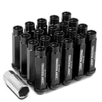 Acorn Style Extended Lug Nuts M12 x 1.5 20pc Set Aluminum