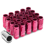 M12 x 1.25 Acorn Style Lug Nuts Set with Locks - Aluminum