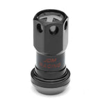 M12 x 1.25 Aluminum Lug Nuts Set - 45mm Closed End with Locks - Aluminum