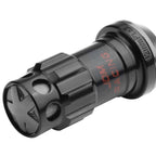 Aluminum Lug Nuts M12x1.5 Lock Style 16pcs + 4 Locks Black